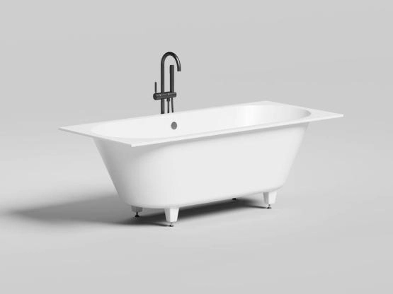 Ванна Salini ORNELLA AXIS 180x80 покраска по RAL полностью S-Sense матовая 103411MF