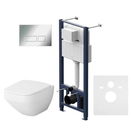 Комплект AM.PM Inspire 2.0 IS47051.50A1700 инсталляция с унитазом и клавишей глянц хром