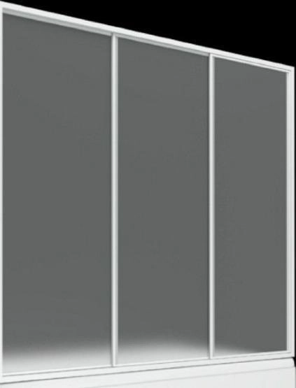 Шторка для ванны Bas Лима 1300*1450 (3ств) пластик