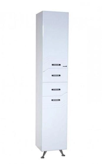 Пенал-35 Bellezza Дрея с 2 ящ. без б/к белый