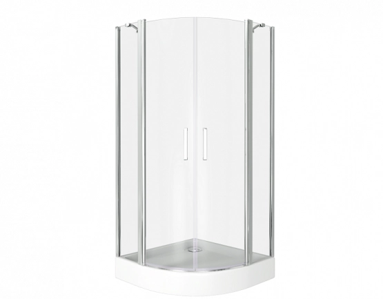 Душевой угол GOOD DOOR Pandora R-100-T-CH 100x100 см