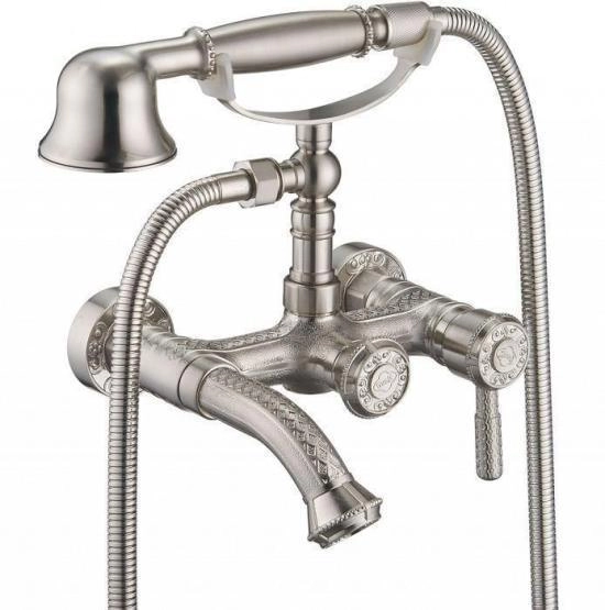 Смеситель для ванны Zorg Antic (A 200W-SL) серебро