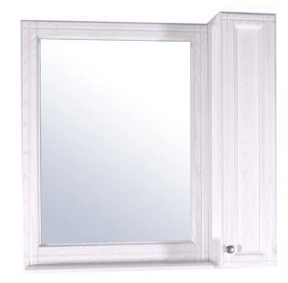 Зеркало ASB-Woodline Берта 85 со шкафчиком патина серебро