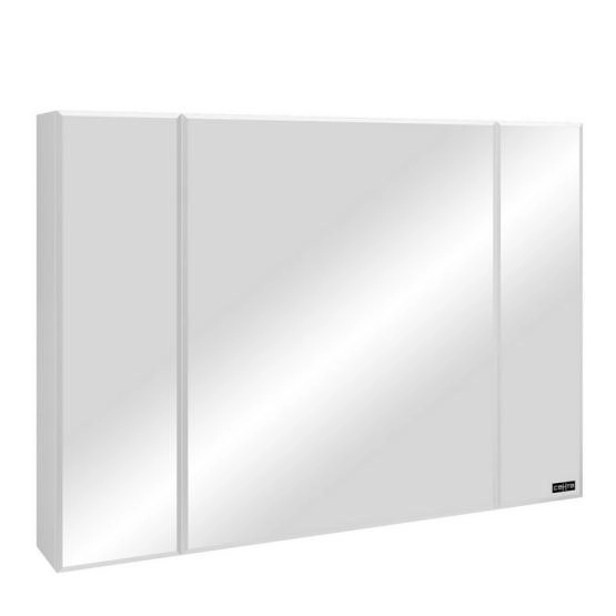 Зеркальный шкаф СаНта Стандарт 100 113012, цвет белый