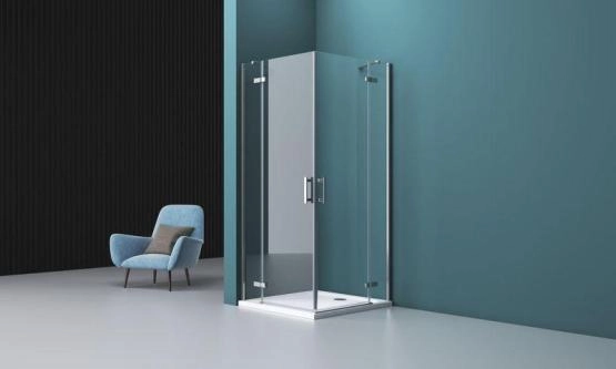 Душевой уголок BelBagno KRAFT 120x120 прозрачное стекло 6 мм профиль хром KRAFT-A-22-120-C-Cr