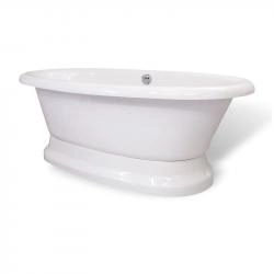 Ванна AquaStone Оливия на подиуме 180х90 иск. камень