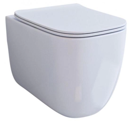 Унитаз ESBANO GARANT безободковый подвесной белый 510x350x360