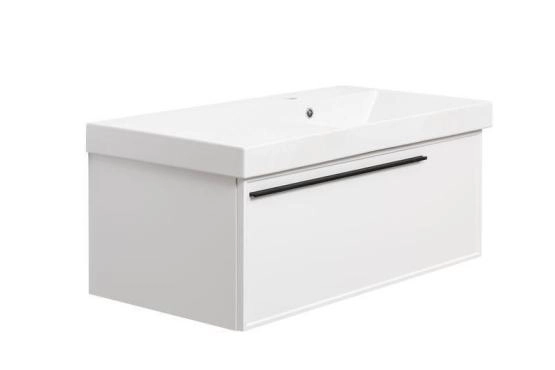 Тумба под раковину LA FENICE Elba Bianco белый 90 FNC-01-ELB-B-90 белый матовый