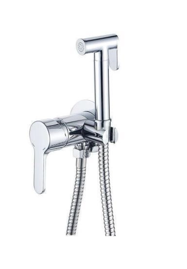 Смеситель скрытого монтажа ESKO с гиеническим душем SMH01 хром