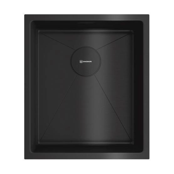 Кухонная мойка Omoikiri Taki 38-U/IF-GB нерж.сталь/графит 4997016