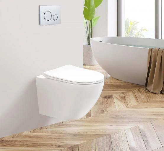 Унитаз подвесной Belbagno SFERA-R BB046CHR безободковый 49 см
