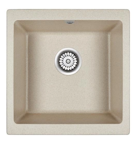 Мойка для кухни Paulmark BRILON, PM104546-BE, бежевый, 445х460, подст. мон. Paulmark