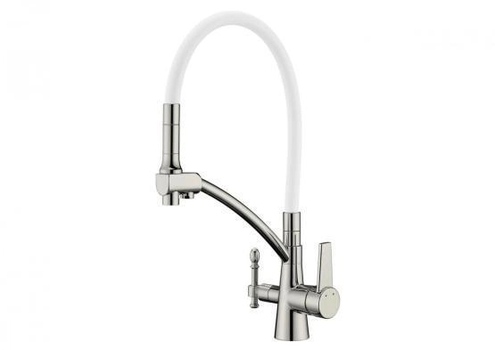 Смеситель для кухни ZORG Zorg Sanitary (ZR 338-8 YF SATIN) под фильтр сатин