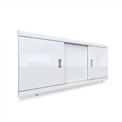 Экран для ванны EMMY ВИКТОРИЯ 1770x520 БЕЛЫЙ раздвижной