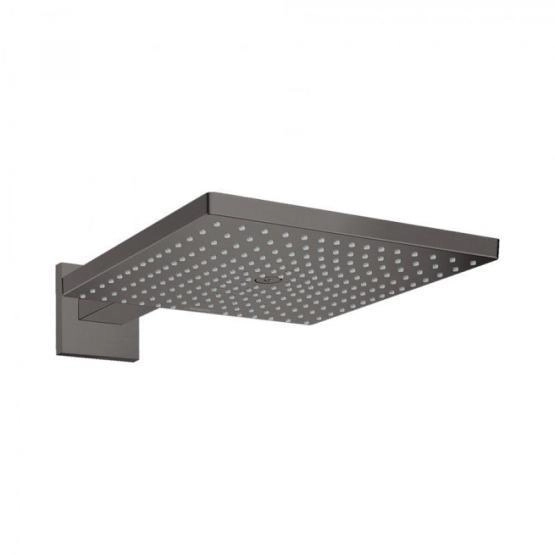 Hansgrohe 26238340 Raindance E Верхний душ 300х300 мм, 1 режим RainAir, боковой кроншт.390 мм, шлифованый черный хром