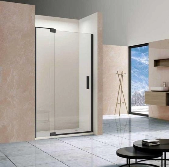 Душевая дверь Vincea Extra VDP-1E8090CLB, 800/900, черный, стекло прозрачное