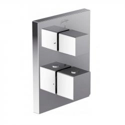 Смеситель Jacob Delafon SQUARE E75391-CP для душа термостат хром