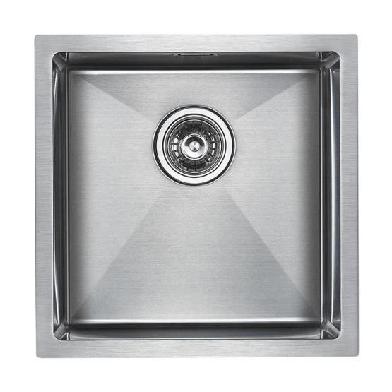 Кухонная мойка Paulmark ALLER PM904444-BS 440х440мм брашированная нерж. сталь