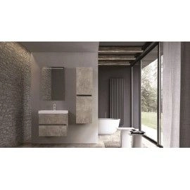 Тумба Belux Париж НП 60-02 Бетон Чикаго под умывальник Париж ПА 600