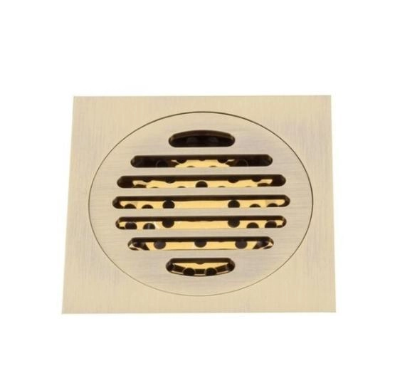 Душевой трап Gappo G81001-4 бронза 100x100мм