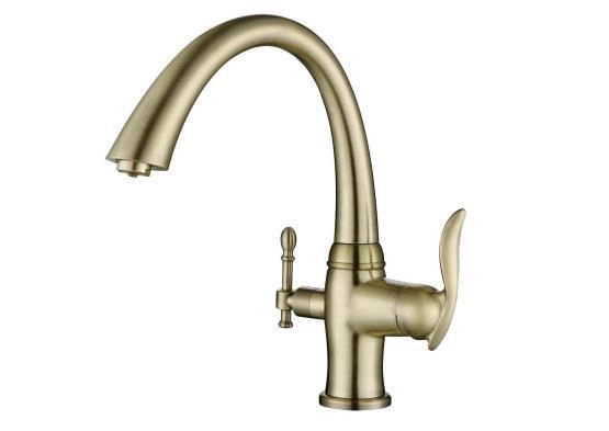 Смеситель для кухни ZORG Zorg Sanitary (ZR 340 YF BR) под фильтр бронза