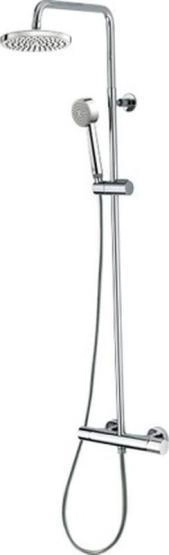 Душевая система Bossini Elios L10052.030, с однорычажным смесителем, верхний душ ? 250 мм, хром