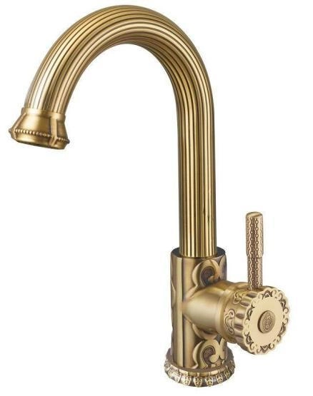 Смеситель для раковины ZORG Antic (A 113U-BR) бронза