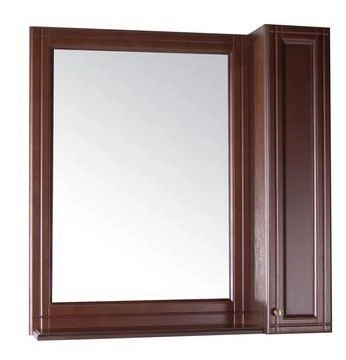Зеркало ASB-Woodline Берта 85 со шкафчиком антикварный орех