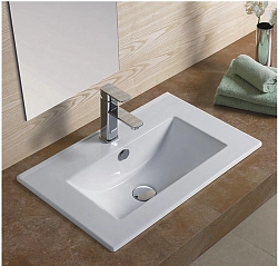 Раковина CeramaLux YJ-803-90 91 см встраиваемая