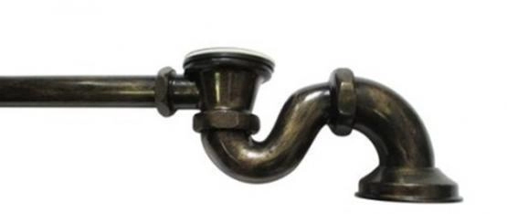 Слив-перелив к ванне Эстет Царская/Бостон (в сборе, патина/бронза)