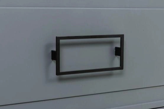 Cubo Nero La Fenice Ручка скоба черная 80 мм., два ящика