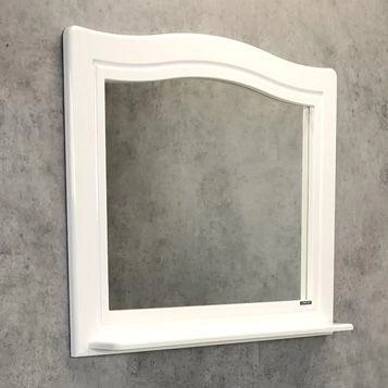 Зеркало Comforty Павия-100 белый глянец