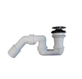 Villeroy&Boch клапан рush-to-Oрen без функции перелива, крышка белого и хромированного цветов, цвет хром