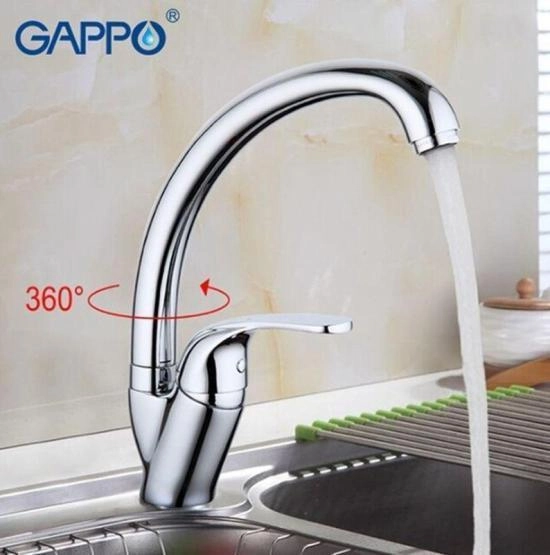 Смеситель Gappo G4135 для кухни хром