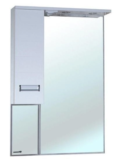 Зеркало-шкаф Bellezza Сиена 60 L с подсветкой белый