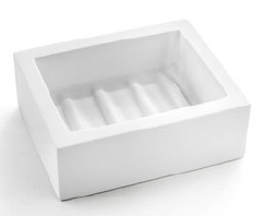 3SC BeMood мыльница 100x80x35h мм, настольная, цвет белый