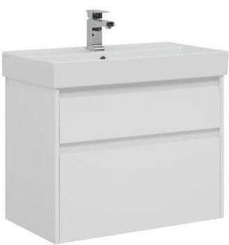 Тумба под раковину Aquanet Nova Lite 75 белый (2 ящика)