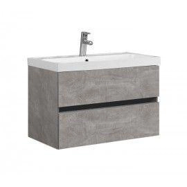 Тумба Belux Париж НП 80-02 Бетон Чикаго под умывальник Париж ПА 800