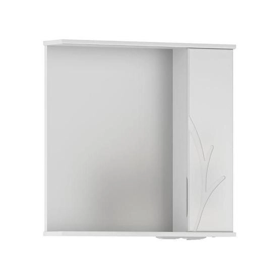 Зеркало-шкаф Volna Adel 70 правый белый глянец