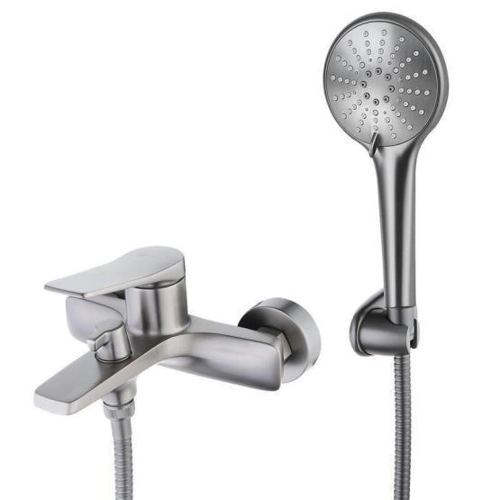 Смеситель Lemark Bronx LM3714GM для ванны , графит