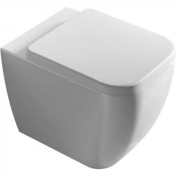 Унитаз Hatria BIANCA Y1VA01 безободковый приставной