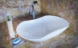 Раковина CeramaLux StoneEdition Mnc503H012 67 см на столешницу