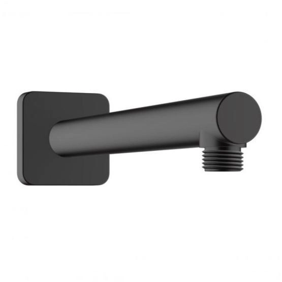 Hansgrohe 26405670 Vernis Shape Боковой кронштейн 240 мм, розетка квадрат матовый черный