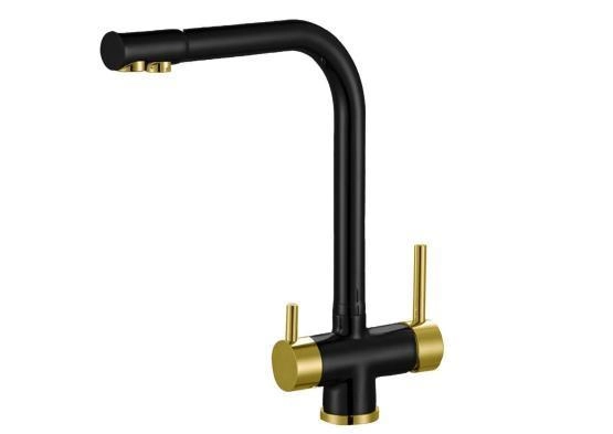 Смеситель для кухни ZORG (ZR 348 YF BLACK BRONZE) бронза | черный