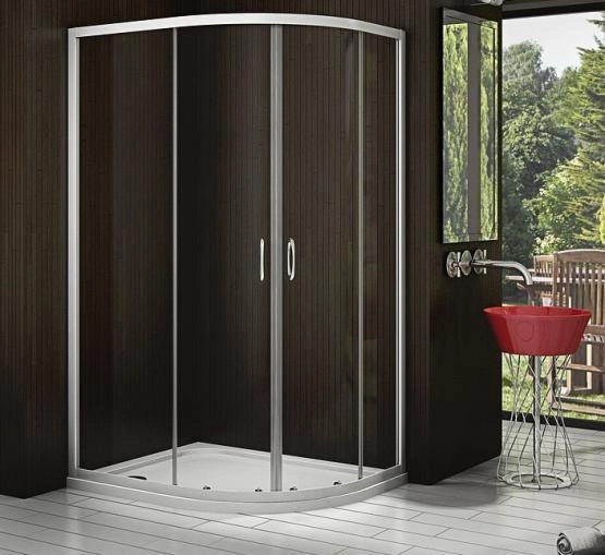 Душевой угол GOOD DOOR Latte R-120-C-WE 120x80 см