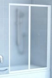 Шторка на ванну Ravak VS2 105 сатин + Транспарент