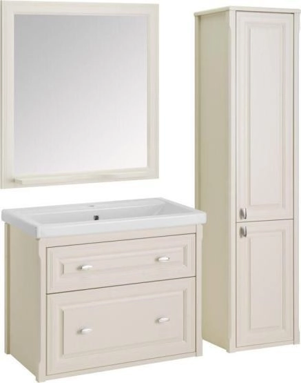 Тумба Кастелло 80 ASB Woodline Благородный Бежевый без раковины