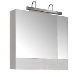 Зеркало шкаф Aquanet Нота 75 белый