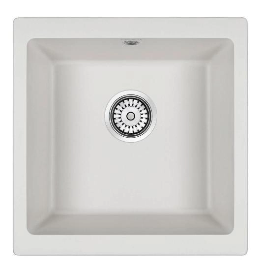 Мойка для кухни Paulmark BRILON, PM104546-WH, белый, 445х460, подст. мон. Paulmark