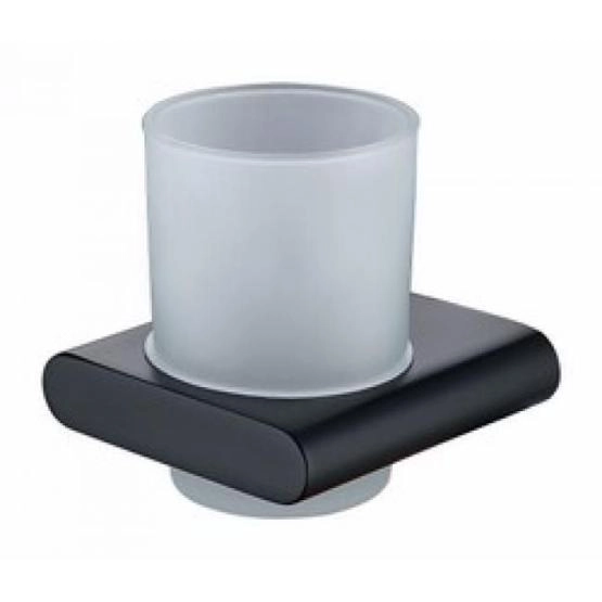 Держатель стакана(стекло) KAISER Black (латунь+цинк) (KH-2725) черный